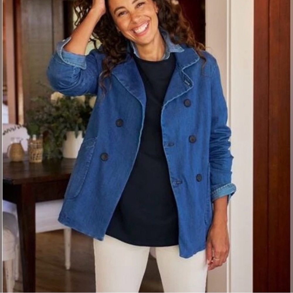 FRANK & EILEEN Belfast Performance Denim Peacoat
Jacket XXS - Picture 6 of 11